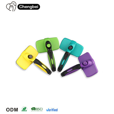 Mua Công cụ chăm sóc thú cưng Tẩy rửa tái sử dụng Tải mềm Slicker Chó mèo tóc chải phù hợp sản xuất trực tuyến