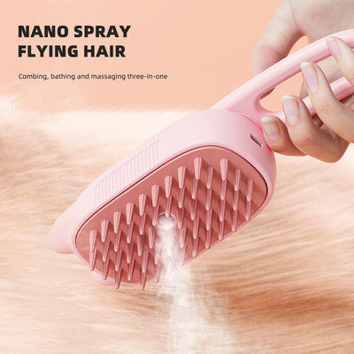 Mua Chăm sóc thú cưng bàn chải mèo tay cầm dài Điện USB nước xịt hơi Comb chó tóc sạch sản xuất trực tuyến