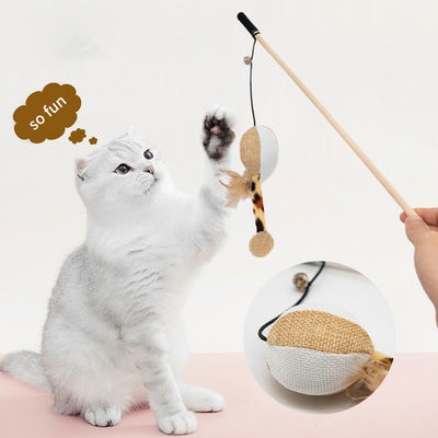 Mua Cat Teaser Stick Cat Toys Juguetes para Gatos Đồ chơi thú cưng Sản phẩm cho bạn bè mèo của bạn Hình ảnh bao gồm sản xuất trực tuyến