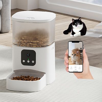 Mua Ứng dụng di động điều khiển từ xa máy cho mèo ăn 300ml Máy phân phối thức ăn cho mèo Wifi sản xuất trực tuyến