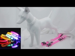 Hundehalsband Đèn cổo chó có thể sạc lại Nylon XS XL LED cổo thú cưng
