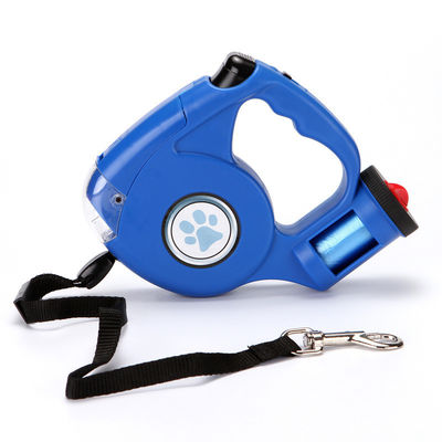 Pet Leash đèn pin đèn pin thiết kế kéo lại rác rưởi phổ biến Dọn dẹp túi xách