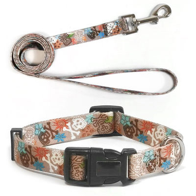 Eco Friendly Polyester Dog Leash Collar Set Sublimation Harness Collar And Lead Set (Mối thân thiện với môi trường)