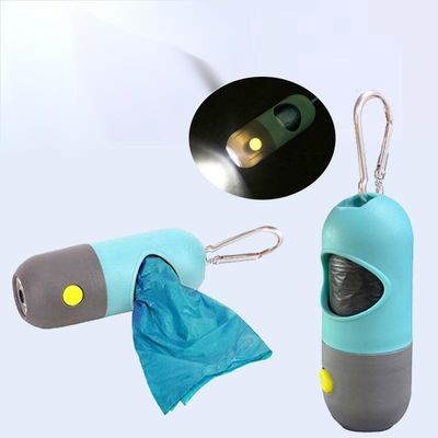 Bao bì phân hủy sinh học của chó đèn pin LED túi rác chó