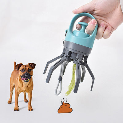 OEM ODM chó Pooper Scooper bền vững nhựa màu xanh chó Poop Cleaner