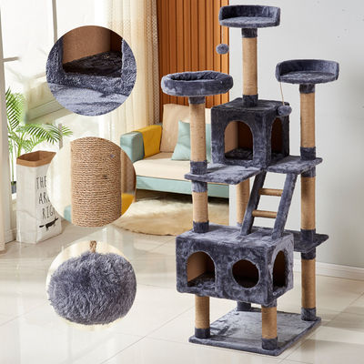 Cat Tree Scratch Post như hình ảnh hoặc đồ chơi tùy chỉnh loại đồ chơi tương tác lông giả dây