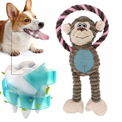 Hình khỉ Không thể phá hủy đồ chơi thú cưng mềm đồ chơi chó cho người nhai nặng