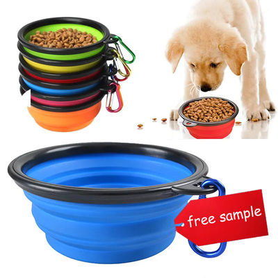 Chiếc bát chó đi du lịch gấp bán chạy nhất Silicone gấp cho chủ vật nuôi di chuyển
