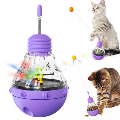 Đồ ăn nhẹ 50ml Máy bán đồ ăn cho mèo Đồ chơi tương tác điện tử bền vững cho mèo
