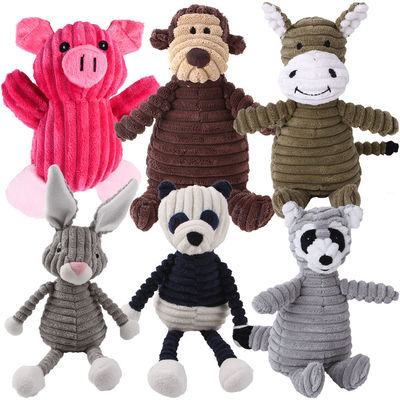 Chó Vải vải dây làm âm thanh Squeak Đồ chơi thú cưng cho răng nghiền Đồ huấn luyện Plush