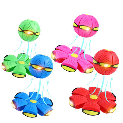 LED Flying Dog Ball Đồ chơi thú cưng tương tác Nhựa cao su Đồ chơi chó cưng tương tác