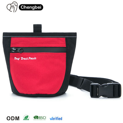 Chiếc túi đồ ăn cho chó Động vật đi bộ huấn luyện Hip Fanny Pack với máy phân phối và chó vải