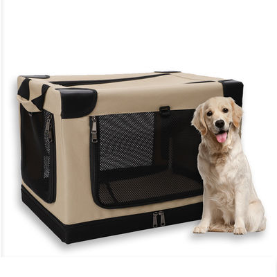 Dễ dàng và Dùng Oxford Fabric gấp Pet hộp Kennel túi xách mang theo Bracket có thể tháo rời